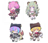Colorful Sekais Rui Project Distintivo, 4 Sekais Rui Figura Distintivo, Anime Acrilico Pins, Set Di Decorazioni Per Borse Alla Moda