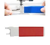 Colorful Sewing Machine Threading Tool with Magnet, Easy Needle Inserter Aid for Everyday Clothing Repairs, Universal Quilting Craft Accessory (rosso)