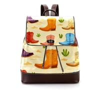 Colorful Sharks - Zaino da donna per computer portatile, in pelle PU, alla moda, da viaggio, Multicolore 07, 27x12.3x32cm