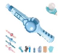 Colorful Smoke Bubble Machine - Elastic Bubble Fog Wand, Magic Interactive Fog Smoke Bubbles Machine. with Elastic Smokes Effect, for Party, Wedding, Festival, Birthday (Blue B)