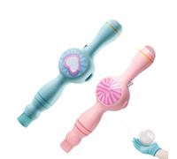 Colorful Smoke Bubble Machine,Interactive Fog Bubble Machine For Party,Handheld Fog Bubble Blower for Adults,Elastic Bubble Fog Wand with Elastic Smoke Effect, Lightweight Design (2 Pcs Mix)