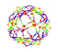 Colorful Sphere Expandable Magic Breathing Expanding Ball Toy - 28cm Glowing Flower Ball Sphere with Light | Versatile Magic Balls | Sensory Fidget Stress Toy for, ADHD, Stress Relief