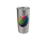 Colorful Splash Art Jackfruit Bicchiere termico in acciaio inox doppia parete