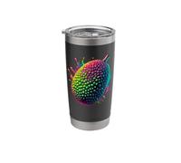 Colorful Splash Art Jackfruit Bicchiere termico in acciaio inox doppia parete