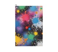 Colorful Spray Pattern Stampa Comodo Asciugamano Da Golf Asciugatura Rapida Asciugamani Sport Attività All'aperto Sport Palestra Yoga
