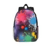 Colorful Spray Pattern Stampa Comodo Zaino Leggero Lavoro Palestra Viaggio Zaini Uomini Donne Uso quotidiano