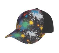 Colorful Spray Pattern Stampa Traspirante Leggero Baseball Cap Elegante Cappello Da Sole Sport All'aperto Viaggi Casual
