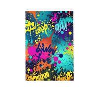 Colorful Spray Pattern Welcome Garden Flag 2x3 Ft Double Sided No Fade House Yard Flags Photo Sfondo Banner per Cortile Portico Prato Decorazione Esterna
