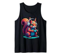 Colorful Squirrel Gaming con Cuffie Controller Gamer Canotta