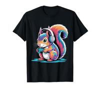 Colorful Squirrel Gaming con Cuffie Controller Gamer Maglietta