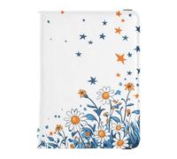 Colorful Star Floral Leather Family passaporto titolare per viaggio Vaccino Caso Protector Cover Portafoglio Passaporto Titolare per le donne Impermeabile, Stella colorata floreale, 1 size