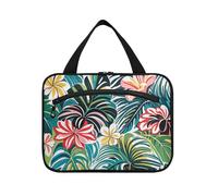 Colorful Summer Hawaiian Flowers Hanging Bag per gli uomini con gancio, Designer Lavabile Make up Bag per le Donne Viaggiare Hotel kit de para Mujer L