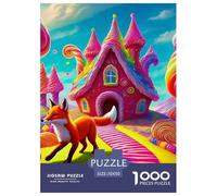 Colorful Sweets Puzzle 1000 Pezzi Candyland - Qualità Made in Italy, Design Artistico Rilassante, Poster Da Appendere, Confezione Lusso - 70x50cm/1000pcs