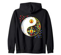 Colorful Taiji Yoga Qi Gong Tao Segno Simbolo Yin Yang Buddha Felpa con Cappuccio