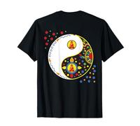 Colorful Taiji Yoga Qi Gong Tao Segno Simbolo Yin Yang Buddha Maglietta