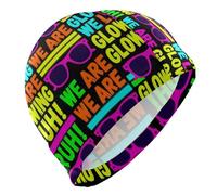 Colorful Team Tie Dye Occhiali da sole nuoto impermeabile per gli uomini Capelli corti impermeabile per il nuoto Protezione dei capelli e Drag Riduzione gorra para nadar de mujer