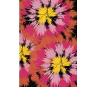 Colorful Tie Dye Notebook: Cute, pretty writing book, 150 pages