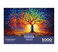Colorful Tree of Life Eco Friendly Cardboard Great for Mental Refreshment, Stress Relief And Daily Leisure Activity 70x50cm/1000pcs