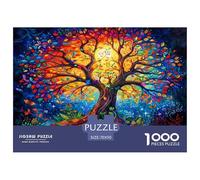 Colorful Tree of Life Smooth Surface Pieces Great for Improving Patience, Focus And Cognitive Ability in Spare Time 70x50cm/1000pcs