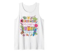 Colorful Tropical Summer Happy Quote Beach Surf Estetica Canotta