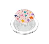 Colorful Vintage Star Doodle Aesthetic Cosmic Art PopSockets PopGrip per MagSafe