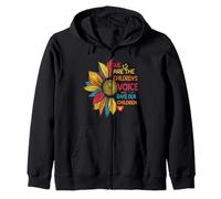 Colorful We Are The Children's Voice Save Our Children Felpa con Cappuccio