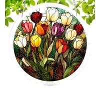 Colorful Window Suncatcher - Decorative Wall Pendant, 45cm Puzzle Suncatcher for Garden, Artistic Hanging Ornament, Prism Reflection with Acrylic Build, Home Aesthetics Tool for Backyard Tree Spring
