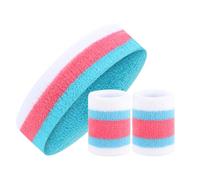 Colorful Wristband Polso Wrap Elastici Fascia Traspirante Maglia Powerlifting Benda Polso Fitness Brace Set Fascia E Braccialetto Set