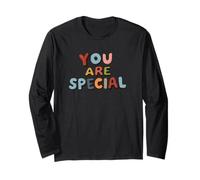 Colorful You Are Special Look per Ragazzi e Ragazze Maglia a Manica