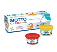Giotto 4 Confezioni 534100-6 Barattoli 100 ml Tempera a Dita