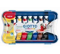 COLORi A TEMPERA DA 7 GIOTTO 12 ML. (TUBO 4) FILA scuola , bambini