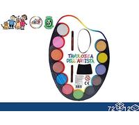 COLORI ACQUERELLO C/TAVOLOZZA+PENNELLO