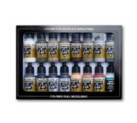 Colori acrilici a base d'acqua modello Air Paint Set di 16 flaconi di colori da