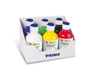 Colori Acrilici per Tessuto Primo - Set 6x300 ml