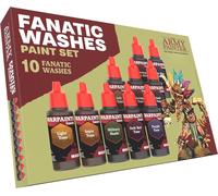 COLORI ACRILICI WASH E OMBRE WARPAINTS FANATIC WASHES SET 10 X 18 ML