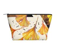 Colori autunnali Foglie di Ginkgo, Borsa da toilette Borsa per trucco Borsa per cosmetici Borsa da toilette da viaggio portatile
