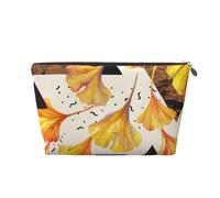 Colori autunnali Foglie di Ginkgo, Borsa da toilette Borsa per trucco Borsa per cosmetici Borsa da toilette da viaggio portatile