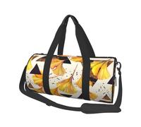 Colori autunnali Foglie di Ginkgo, Borsone da viaggio di grande capacità Borsa rotonda Borsa da viaggio sportiva Borsa da viaggio Borsa da fitness