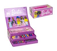 Set Cartoleria Da Colorare Briefcase Barbie ROSA | FEMMINA CERDà