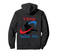 Colori della bandiera coreana del Tang Soo Do Felpa con Cappuccio