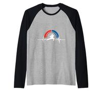 Colori della bandiera coreana del Tang Soo Do Maglia con Maniche Raglan