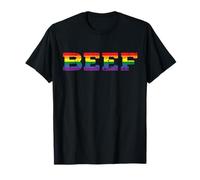 Colori della bandiera del Gay Pride LGBT di manzo Maglietta