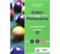 9788849421705 SASSO ZOLI COLORI DELLA MATEMATICA EDIZIONE VERDE PETRINI
