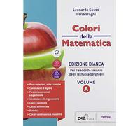 Colori della matematica. Con Quaderno di recupero. Ediz. bianca. Per il secondo biennio degli Ist. alberghieri. Con e-book. Con espansione online (Vol. A)