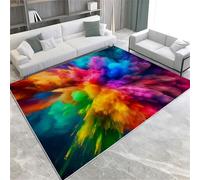 Colori Dell'Arcobaleno Tappeti 180 x 240 cm Esplosione di vernice graffiti Tappeto Pelo Corto Moderno Soggiorno Tappeti Antiscivolo Tappeti Morbidi e Moderni Adatti per la Decorazione Domestica