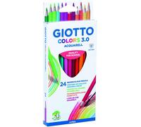Giotto Colors 3.0 Aquarell - Confezione da 12 matite 24 multicolore