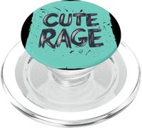 Colori divertenti e simpatico emblema di dichiarazione di rabbia PopSockets PopGrip per MagSafe
