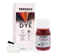 Colori e Tinture per Scarpe o Borse 25 ml | Pelle Naturale e Sintetica | Con Pennello e Spugna Applicatore ((56) Amarena)