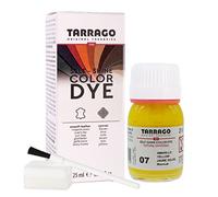 Colori e Tinture per Scarpe o Borse 25 ml | Pelle Naturale e Sintetica | Con Pennello e Spugna Applicatore ((07) Giallo)