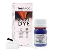 Colori e Tinture per Scarpe o Borse 25 ml | Pelle Naturale e Sintetica | Con Pennello e Spugna Applicatore (124 Violaceo)